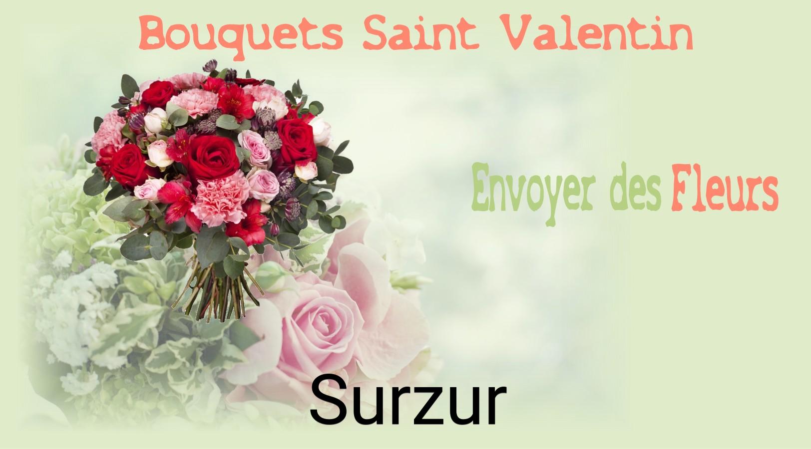 Roses de Saint-Valentin livrées à Surzur